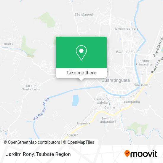 Jardim Rony map