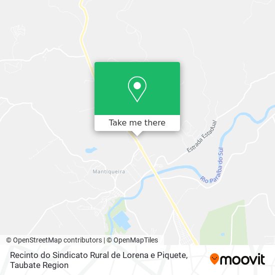 Recinto do Sindicato Rural de Lorena e Piquete map