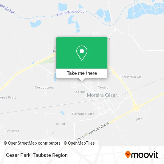 Cesar Park map
