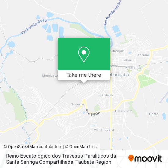 Reino Escatológico dos Travestis Paralíticos da Santa Seringa Compartilhada map