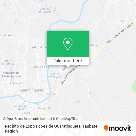 Recinto de Exposições de Guaratinguetá map