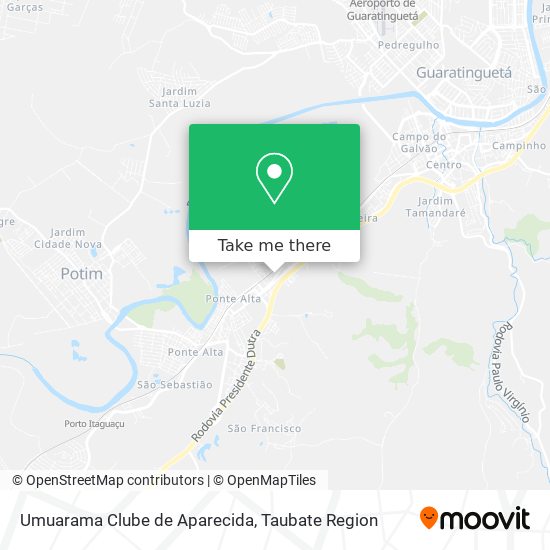 Umuarama Clube de Aparecida map