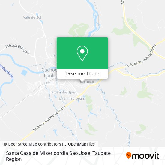 Santa Casa de Misericordia Sao Jose map