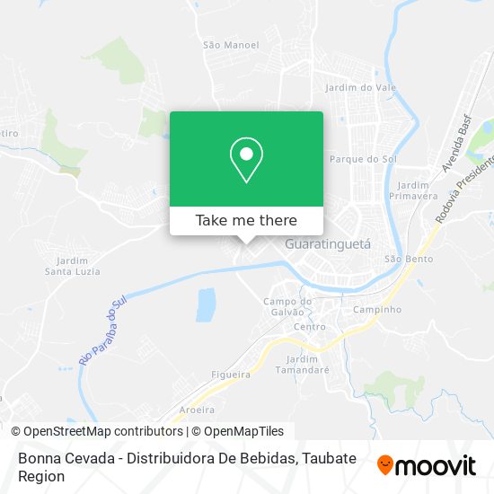 Bonna Cevada - Distribuidora De Bebidas map
