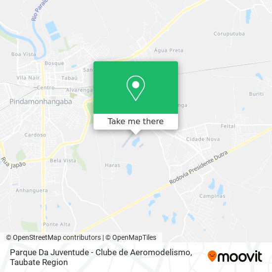 Parque Da Juventude - Clube de Aeromodelismo map