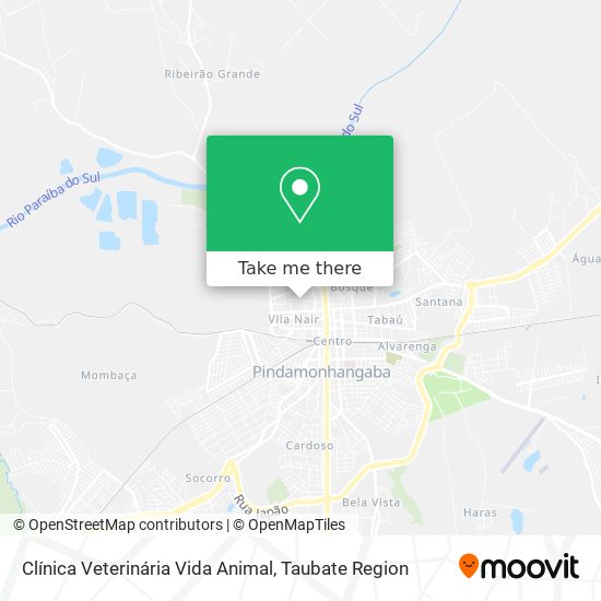 Clínica Veterinária Vida Animal map