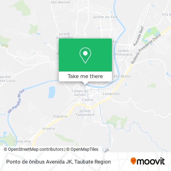 Ponto de ônibus Avenida JK map