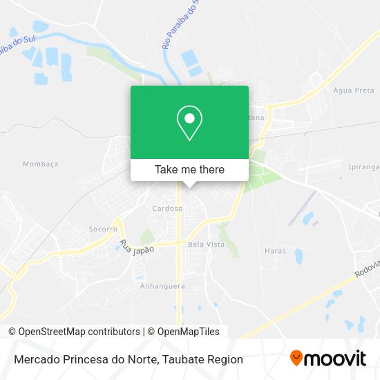 Mercado Princesa do Norte map