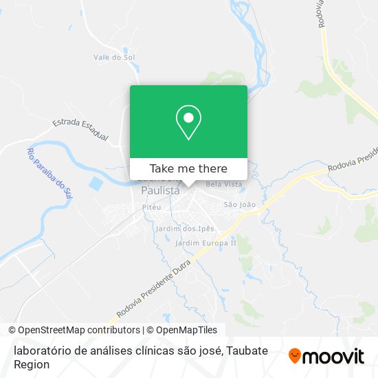laboratório de análises clínicas são josé map