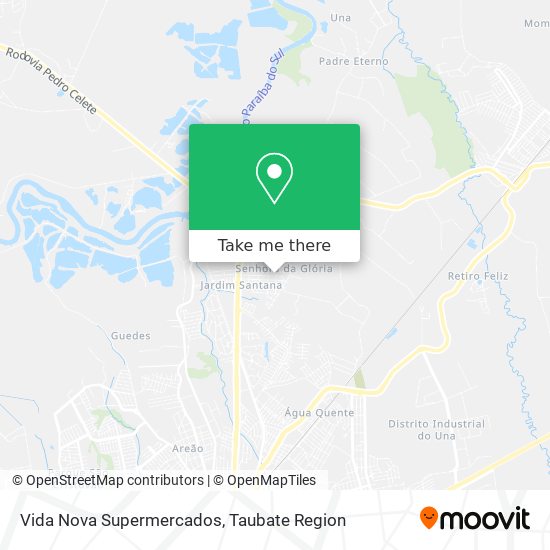 Mapa Vida Nova Supermercados