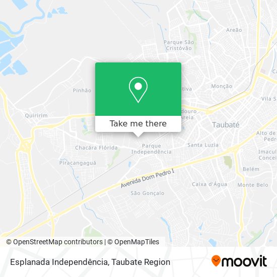 Esplanada Independência map