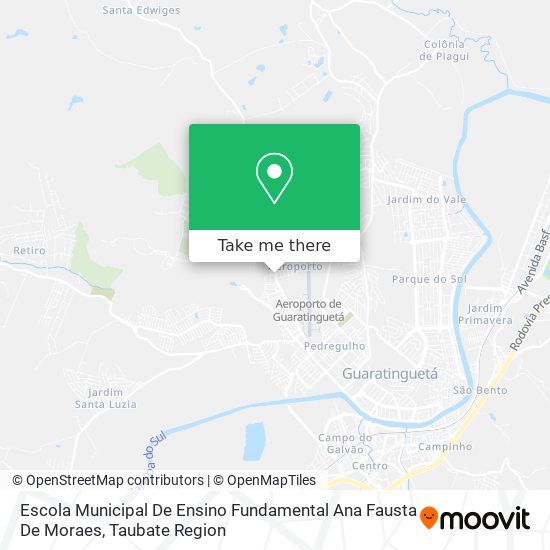 Escola Municipal De Ensino Fundamental Ana Fausta De Moraes map