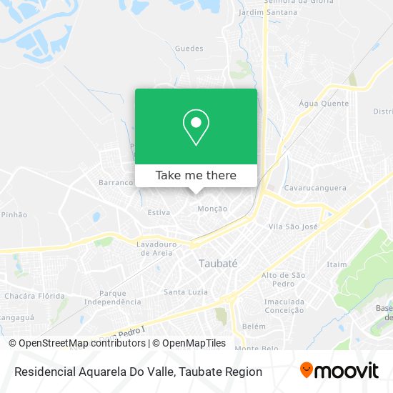 Residencial Aquarela Do Valle map
