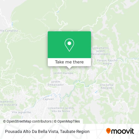 Pousada Alto Da Bella Vista map