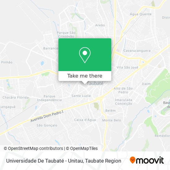 Universidade De Taubaté - Unitau map