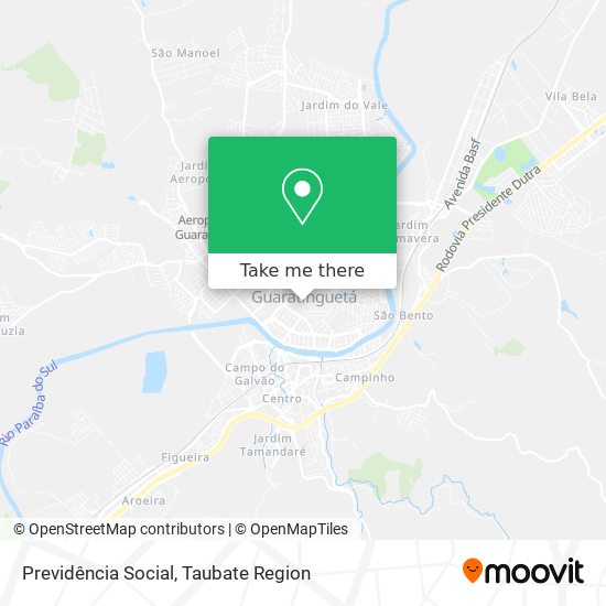 Previdência Social map