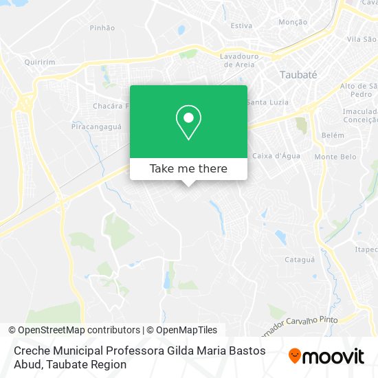 Creche Municipal Professora Gilda Maria Bastos Abud map