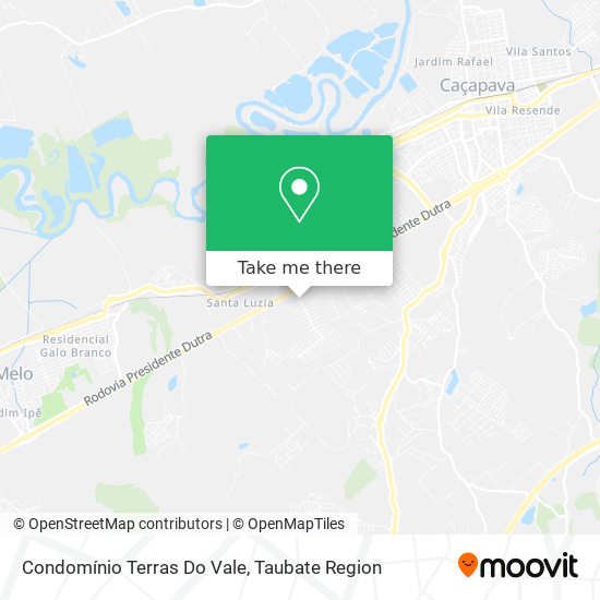 Condomínio Terras Do Vale map