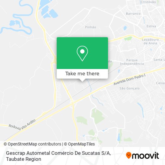 Gescrap Autometal Comércio De Sucatas S / A map