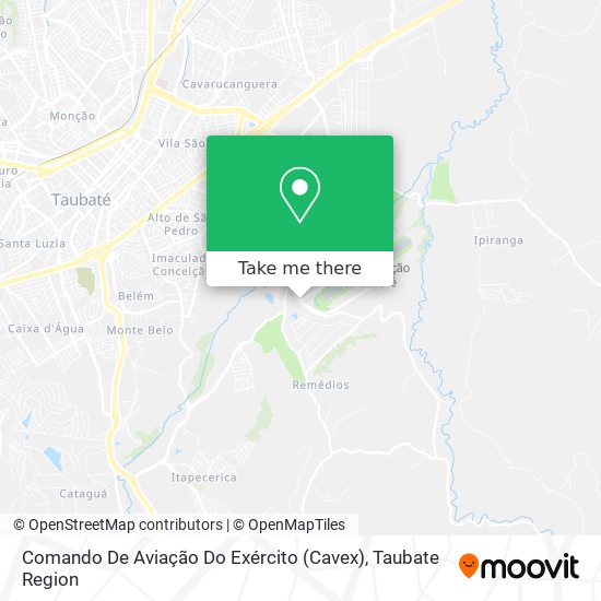 Comando De Aviação Do Exército (Cavex) map