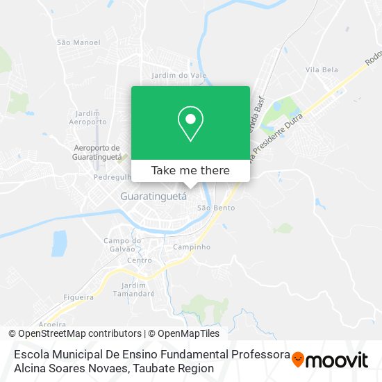 Escola Municipal De Ensino Fundamental Professora Alcina Soares Novaes map