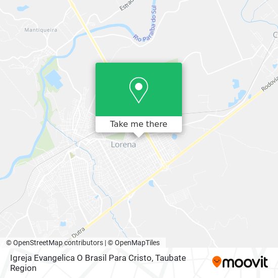 Igreja Evangelica O Brasil Para Cristo map