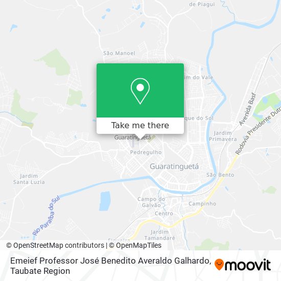 Emeief Professor José Benedito Averaldo Galhardo map