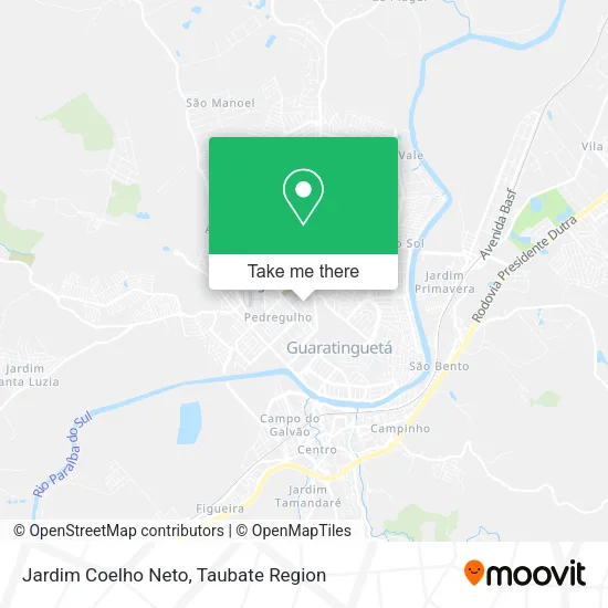 Jardim Coelho Neto map