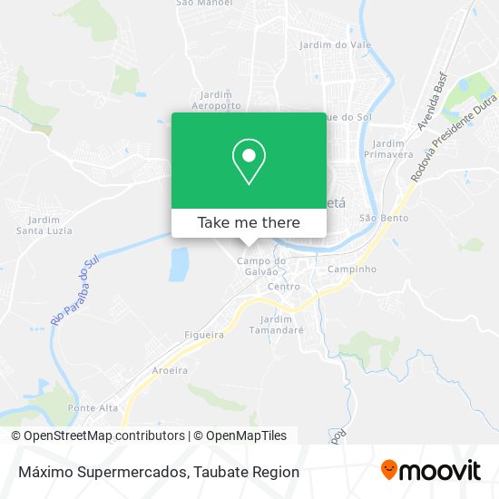 Máximo Supermercados map