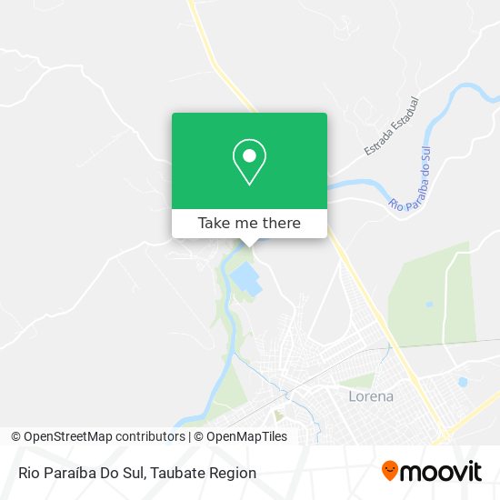 Rio Paraíba Do Sul map