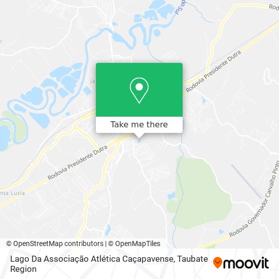 Lago Da Associação Atlética Caçapavense map