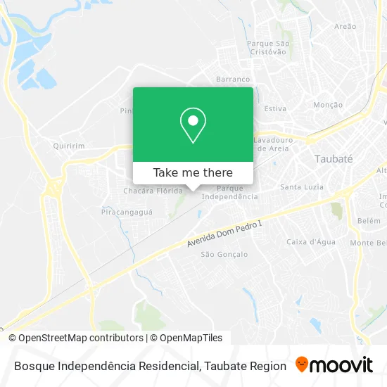 Bosque Independência Residencial map