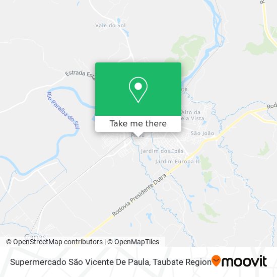Supermercado São Vicente De Paula map