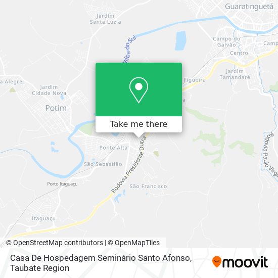 Casa De Hospedagem Seminário Santo Afonso map