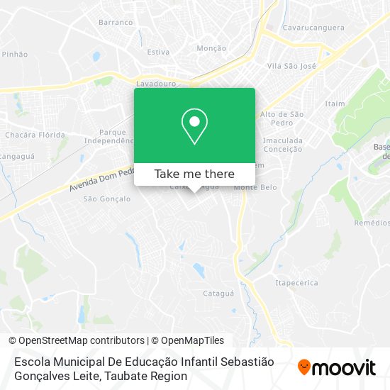 Escola Municipal De Educação Infantil Sebastião Gonçalves Leite map