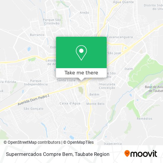 Supermercados Compre Bem map