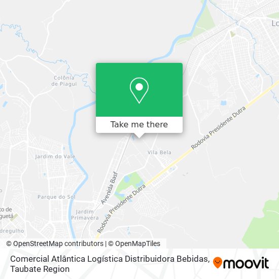 Comercial Atlântica Logística Distribuidora Bebidas map