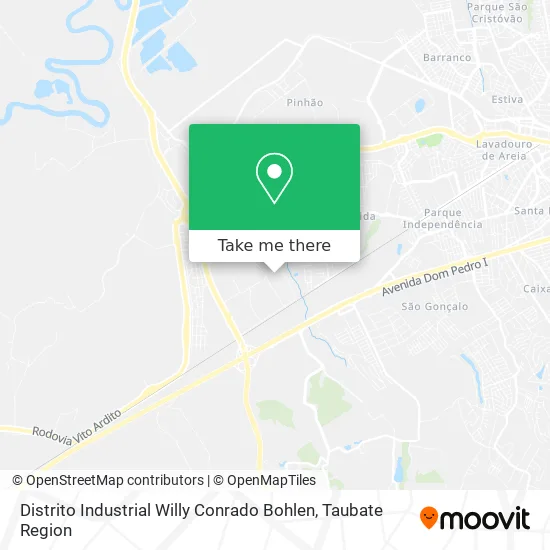 Distrito Industrial Willy Conrado Bohlen map