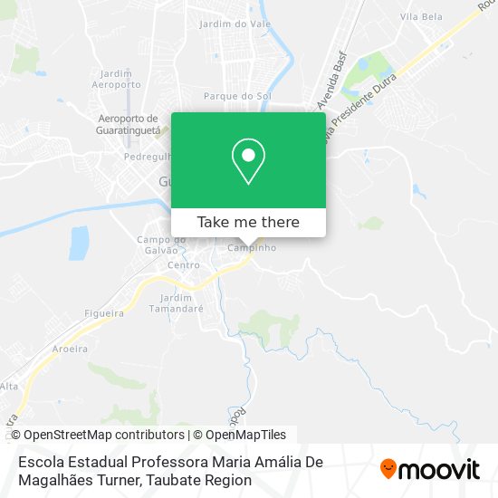 Escola Estadual Professora Maria Amália De Magalhães Turner map