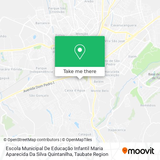 Escola Municipal De Educação Infantil Maria Aparecida Da Silva Quintanilha map