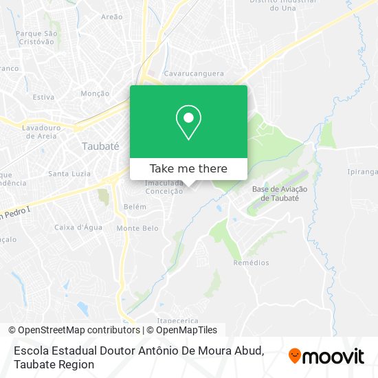 Escola Estadual Doutor Antônio De Moura Abud map