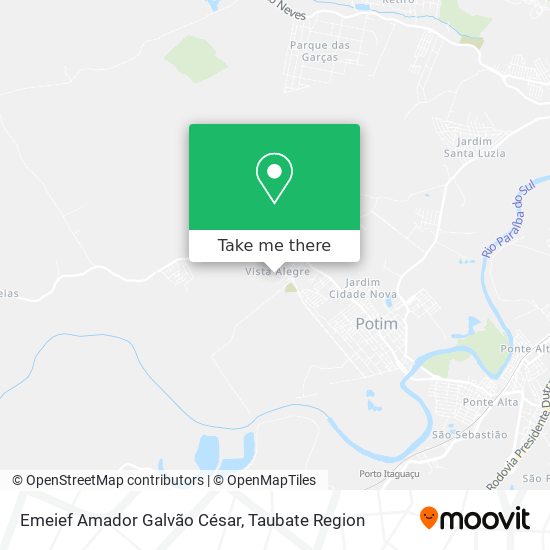 Emeief Amador Galvão César map