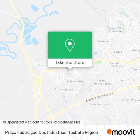 Praça Federação Das Indústrias map