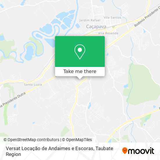 Versat Locação de Andaimes e Escoras map