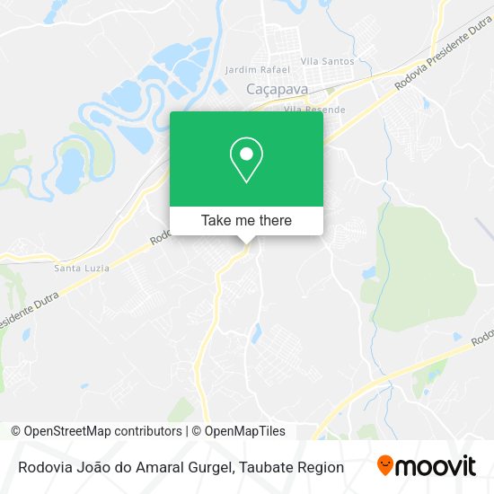 Rodovia João do Amaral Gurgel map
