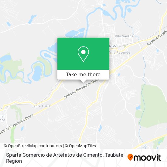 Sparta Comercio de Artefatos de Cimento map
