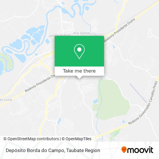 Depósito Borda do Campo map