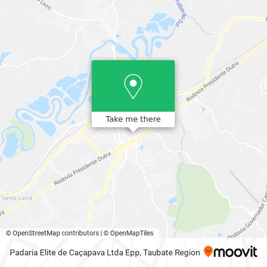 Padaria Elite de Caçapava Ltda Epp map