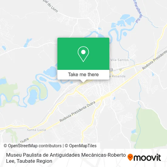 Museu Paulista de Antiguidades Mecânicas-Roberto Lee map