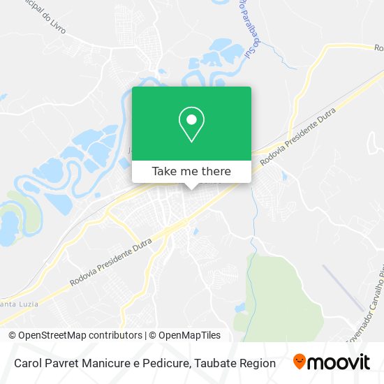 Carol Pavret Manicure e Pedicure map